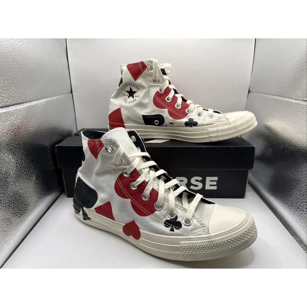 Converse Chuck Taylor Deck of Cards HighTops Mens 8 Womens 10